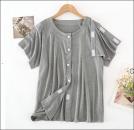 Baumwollhemd mit Klettverschluss